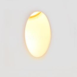 Wall Lamp Modern LED Plaster Sconce Light Bezel-less Pre-embedding Anti-vertigo Living Room Decor Shade Corridor