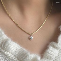 Choker Valentine's Day Gifts Vintage Heart Shape Necklace Luxury Love Female Necklaces