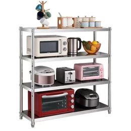 5-6-layer kitchen storage rack Multi-functional seam storage cabinet floor multi-layer storage refrigerator slot bowl storage