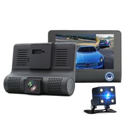 2021 New 4 0 Car DVR Camera car cameras Dual Lens with Rear view Registrar three camera Night vision car dvrs Video dashcam 314T