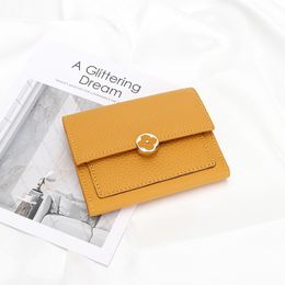 Fashion Designer Women Short Wallet woman purse Discount card holder fashion Leather Folding Wallet Cute Coin Purse Women's Credit Card Holder Purse Crossbody Bag