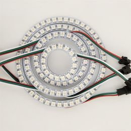 WS2812B Ring 16 24 35 45 Bits LEDs WS2812B SK6812 5050 RGB Dream Colour LED Ring WS2812 IC 5050 Built-in RGB addressable DC5V241g