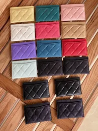Brand Luxury Designer Fashion High Quality Ladies Shoulder Bag Flip Clutch Caviar Lambskin Wallet 008