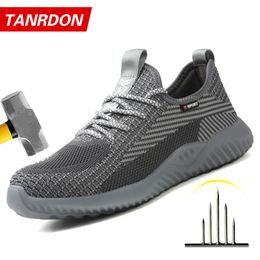 Safety Shoes Safety Shoes Men Anti-Smashing Steel Toe Cap Puncture Proof Construction Lightweight Breathable Sneaker Work Boots Women Quality 230729