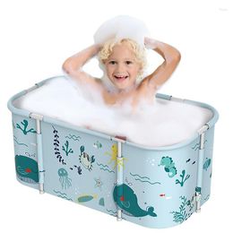 Storage Bags Portable Bathtub Foldable Bath Tub Efficiently Maintaining & Cold Temperature Bathroom Folding SPA For Adults Boys And