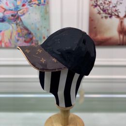 2023 Mens Canvas Baseball Caps Beach Summer Designer Hats Womens Fitted Caps Casquette Fashion Fedora Letters Stripes Mens Casquette Beanie Hats 26