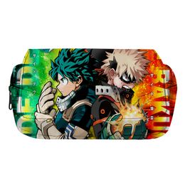 Toiletry Kits 3D My Hero Academia Pencil Case Children School Stationery Bag Supplies Anime Boku No Pouch Cosmetic 230729