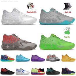 2023 Arrivo Scarpe da basket LeMelo Ball MB.01 Buzz Not From Here Queen City Rick And Morty LO UFO Galaxy Scarpe da ginnastica sportive da uomo taglia 46