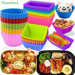 Lunch Boxes 40 Pcs Silicone Lunch Box Dividers Bento Bundle Lunch Box Dividers for Kids Lunch Accessories 230729