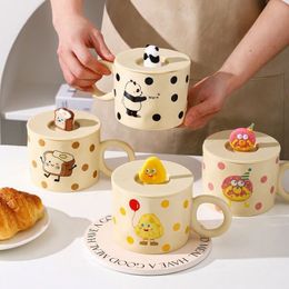 The latest 15.2oz Panda Coffee mug Silicone Covered Ceramic Cup, many styles choose, support custom LOGO