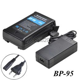 Camera Batteries 6700mAh BP-95 BP 95 V-Mount V -Lock Battery with D-Tap Output Charger for Sony BP-L60A BP-IL75 BP-L40A BP-800S Camcorder x0731