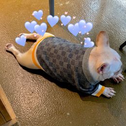 Fashion Pet Dog Sweater Shiba Inu Teddy French Bulldog Winter Clothing Small and Medium-Sized Dogs Puppies Pets Leisure