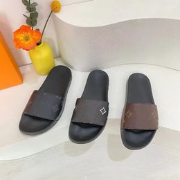 HOT MULE WATERFRONT Men Women Slide Sandals Designer Shoes Luxury Slide Summer Fashion Wide Flat Slippery Thick Sandals Slipper Flip Flops 13