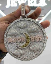 Designer JewelryCustom Name Pendants 925 Silver Real Gold VVS Moissanite Hip Hop Iced Out Fine Jewellery Pendant