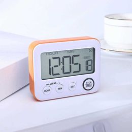 Timers Digital Timer With Loud Alarm Large Screen Mute Switch Kitchen Timer With Hanging Bracket Time Reminder Tool