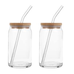 Wine Glasses 2 Sizes Mason Jars Coffee Mug with Straws Lids Iced Beverage Juice Cups for Cocktail Whiskey 230731