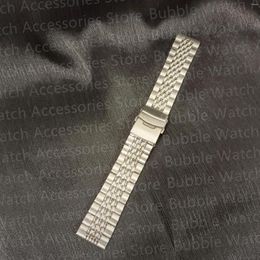 Watch Bands High-quality 22MM Stainless Steel Bead Of Rice Band Bracelet Fit For SKX007 Dive