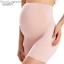 Maternity Intimates Gratlin Abdominal Support Pregnant Women's Shaping Shorts Women's High Waist Soft Ultra Thin Medium Thick Underwear Pants Z230802