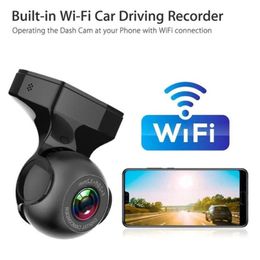 Mini Car DVR Camera Dash Cam WIFI G-sensor Night Vision Video Recorder Rear View Cameras& Parking Sensors237h