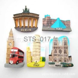 Fridge Magnets 3D Resin Fridge Magnets Italy Berlin France Paris London Switerland Tourism Souvenir Refrigerator Stickers Home Decor x0731