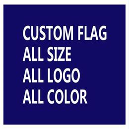 Customize Custom Print Flag Banner Design Whole High Quality 90x150cm 3x5fts Ready to Ship Stock 100% Polyester284G