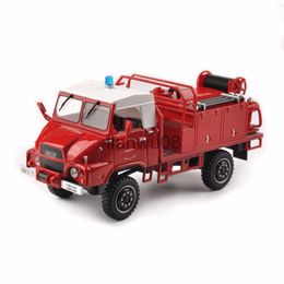 Diecast Model Cars 143 Scale Collection Fire Engine Truck Model Vehicle Toy Gift Mini Car Model Toys Kids Toy x0731