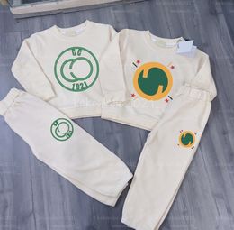 Mode 1 Set/2 Stück Kinder Junge Mädchen Bruder Cartoon Hoodie Tops Sweatershirt Jacke und lange Hosen Frühling/Herbst Kleidung 100 % Baumwolle Kinder Kleidung Sets