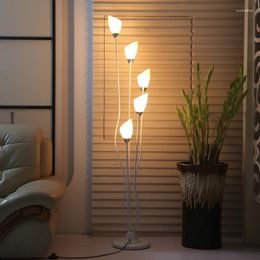 Floor Lamps Romantic Branch Flowers Lamp Living Room Bedroom El Office Decor Lighting Fixtures E27 White Glass