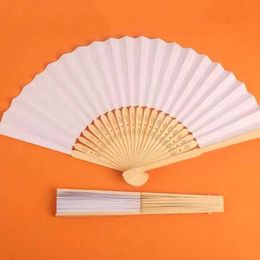 Chinese Style Products Hand-painted Foldable Paper Fan Portable Party Wedding Supplies Hand Fan Gift Decoration Personalised Wedding Fans