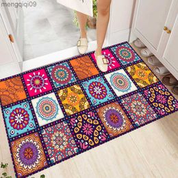 Carpets Mandala Style Series Carpets Rugs for Living Room Bedroom Decorative Doormat Kitchen Bathroom Non-slip Floor Mats Area Rug Gifts R230731