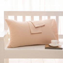 Pillow Case Cotton Pillowcase Solid Color Cover 4060 5070 5075 5090 Bedding Customizable 230731
