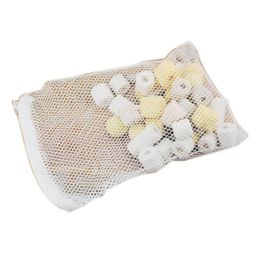 White Aquarium Mesh Bag Aquarium Pond Filter Net Bag For Media Ammonia Aquarium Fish Tank Isolation Bag