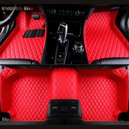 Luxury Custom 12 Colours floor mats Suitable For 2005-2021 Cadillac ATS CTS CT6 SRX XT5 XT6 XTS Waterproof Non-slip255S