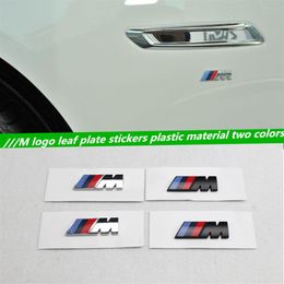 1pcs car style Motorsport M performance Car side body sticker M Emblem for BMW E36 E39 E46 E90 E60 E30 F10 F30221T