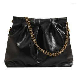 Evening Bags Small Design Chain Tote Bag 2023 Summer Versatile Fragrance Wind Wave Women's One Shoulder Crossbody