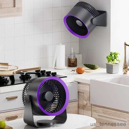 Electric Fans Wireless Wall-mounted Air Circulation Electric Fan 4000mAh USB Charging Small Portable Desktop Home Office R230802