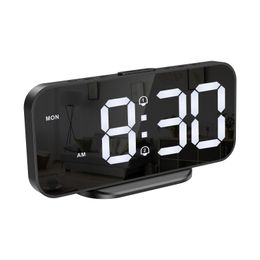 Desk Table Clocks ORIA Digital Alarm Clock 67in LED Bedside Desktop Electronic Snooze Time Night 1224H 230731