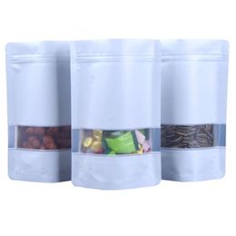 Packing Bags 100Pcs Colorf Aluminum Foil Tea Packaging Bag Coffee Bean Biscuit Baking Self Adhesive Food Sealing Recyclable Drop Deliv Otg1D