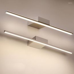 Wall Lamps Nordic Minimalism Led Lamp White/Black Metal Light Fixtures Washroom Mirror Lights Bathroom Decor Sconce