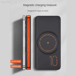 Cell Phone Power Banks Magnetic Wireless Portable Charger 20000mAh Power Bank with Built in Cables Fast Charging Battery Pack for iPhone Huawei Samsung L230731