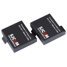 Camera Batteries 2Pcs Original SJCAM Brand 3.8V 900mAh 3.33Wh Rechargable Li-ion Battery Black for SJCAM M20 Sports DV Camera batteries x0731