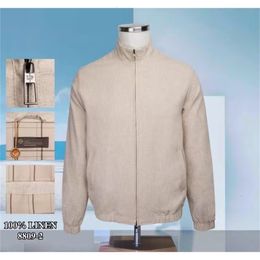 Men's Jackets BILLIONAIRE OECHSLI Jacket Linen thin men 2024 spring summer fashion Casual comfortable big size M4XL high quality Coat 230729