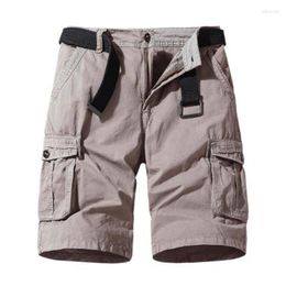 Men's Shorts 2023 Men Classic Tactical Multi-pocket Short Pants Outdoor Summer Bermuda Fashion Casual Cotton No Belt