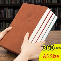 Notepads A5B5 Notebook Super Thick Notepad Custom Diary Business Wholesale Record Book Leather Notebook Thicken 230729