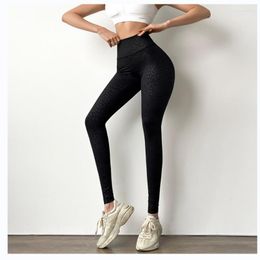 Women's Leggings Printed Belly Tightening Slimming Women High Waist Elasticity Yoga Clother Running Fitness Wrinkled Pants