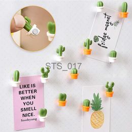 Fridge Magnets 6pcs/lot Funny Cartoon Plant Cute Fridge Magnet Stickers Refrigerator Home Office Kitchen Car Whiteboard Magnets Decoration Gift x0731