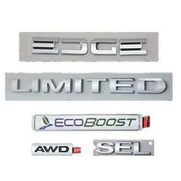 Drop For Ford EDGE SEL LIMITED ECOBOOST AWD Emblem Logo Rear Trunk Tailgate Name Plate3202