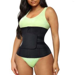 Women's Shapers Women Waist Trainer Cincher Corset Tummy Control Workout Sweat Band Slimmer Belly Belt Weight Loss Sports Girdle