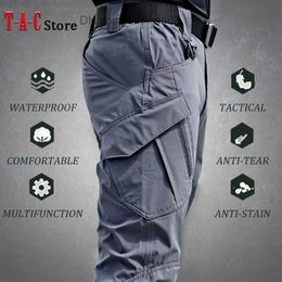 Men's Pants Tactical Cargo Pants Men's Outdoor Waterproof SWAT Combat Military Camo Trousers Casual Multi Pocket Men's Work Jogger Z230731