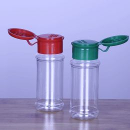 Empty Plastic Spice Bottles Set for Storing BBQ Seasoning Salt Pepper,Glitter Shakers Bottles 60 ml/2 oz LL
